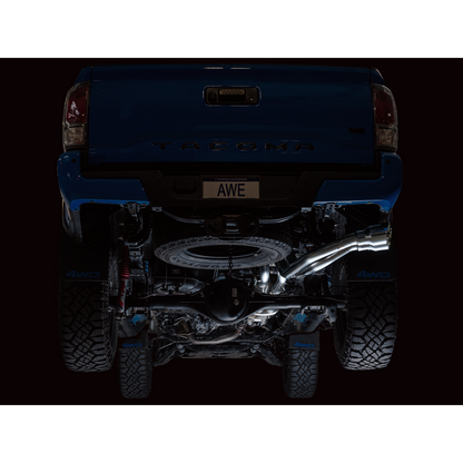 AWE Tuning 0FG Exhaust for 2016-2022 Toyota Tacoma -Bashguard Only