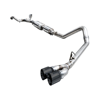 AWE Tuning 0FG Exhaust w/Dual Diamond Black Tips for 2022+ 3rd Gen Toyota Tundra
