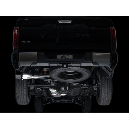 AWE Tuning 0FG Exhaust w/Dual Diamond Black Tips for 2022+ 3rd Gen Toyota Tundra