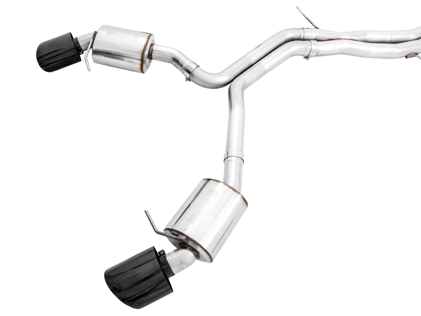 AWE Tuning Non-Resonated Touring Edition Exhaust w/RS-Style Diamond Black Tips for 2020+ Audi B9.5 RS5 Coupe