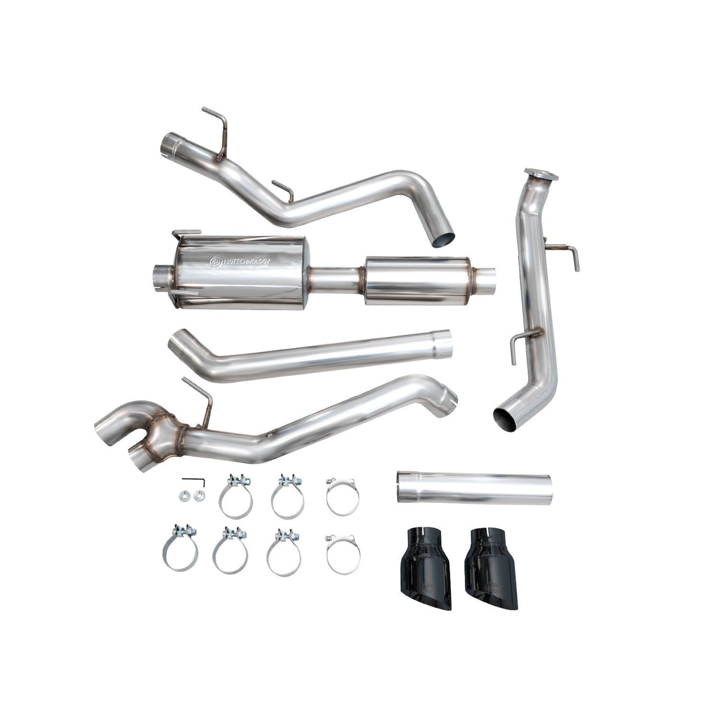 AWE Tuning 0FG Exhaust w/Dual Diamond Black Tips for 2024+ 4th Gen Toyota Tacoma