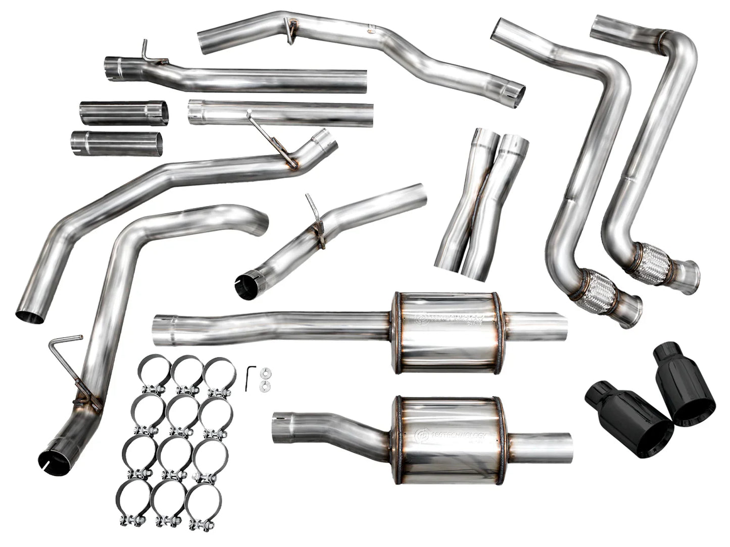 AWE Tuning 0FG Catback Touring Exhaust w/Diamond Black Tips for 2025+ RAM 1500