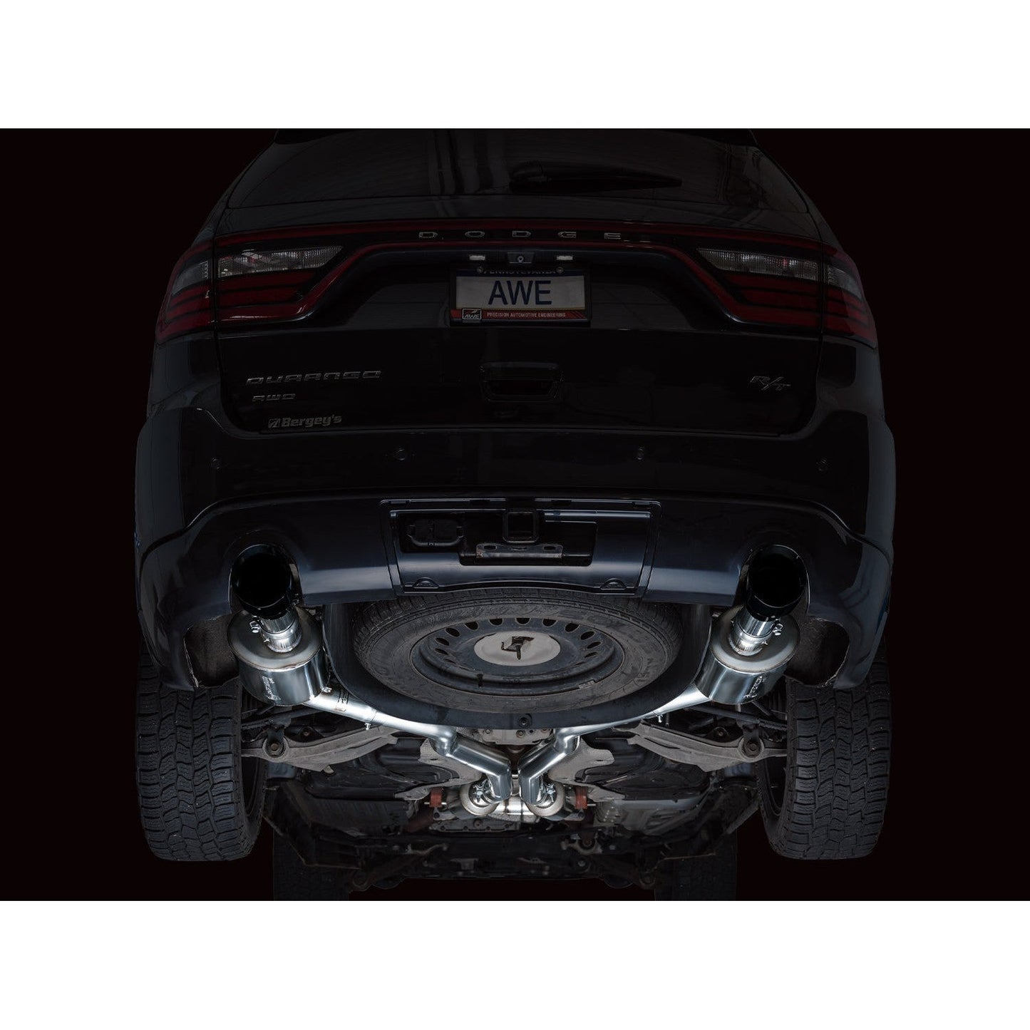 AWE Tuning Touring Edition Exhaust w/Diamond Black Tips for 2011-2024 Dodge Durango 3.6L/5.7L