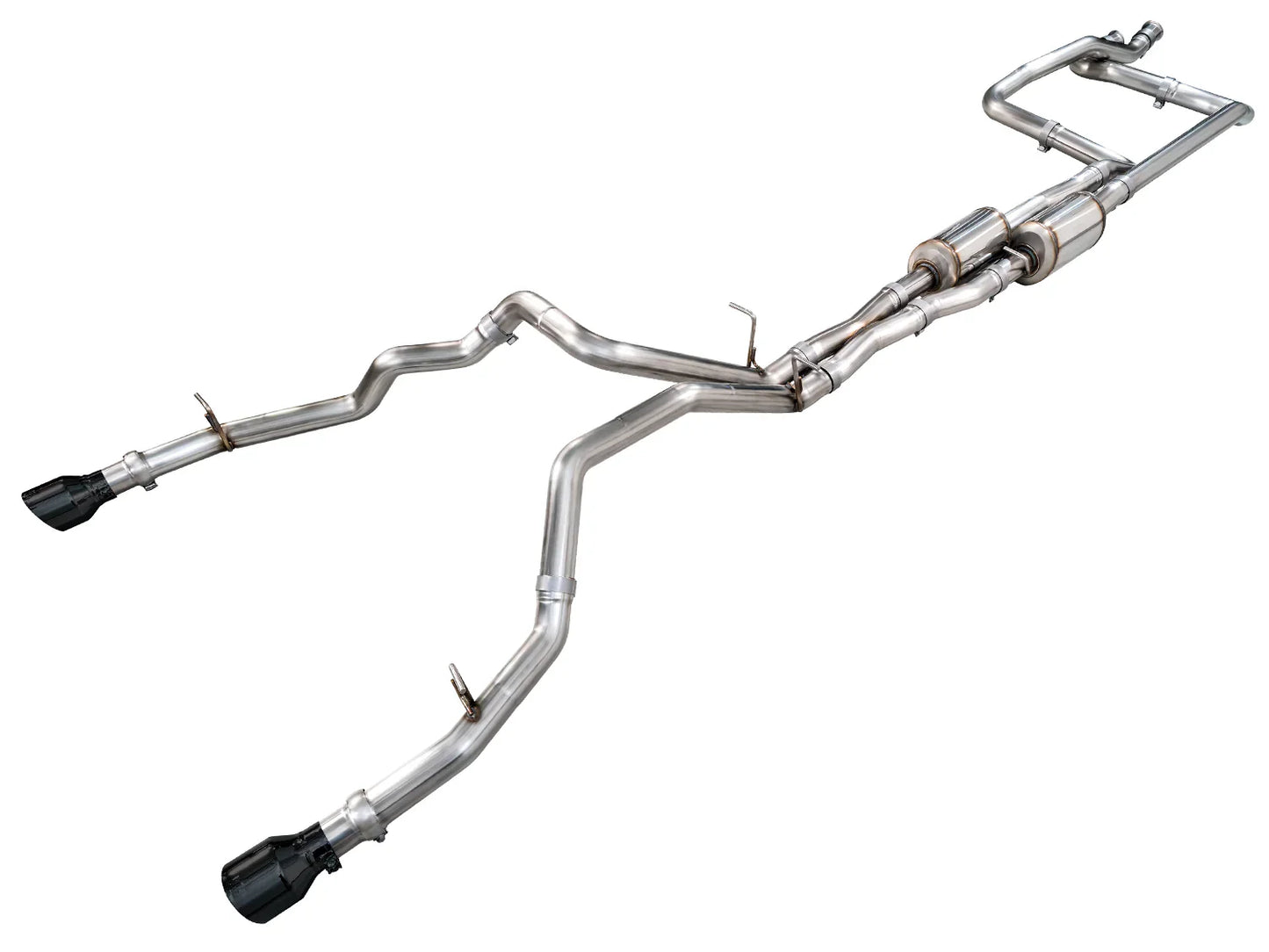 AWE Tuning 0FG Dual Rear Exit Catback Exhaust w/Diamond Black Tips for 2025+ RAM 1500 RHO