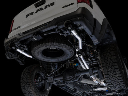 AWE Tuning 0FG Dual Rear Exit Catback Exhaust w/Diamond Black Tips for 2025+ RAM 1500 RHO
