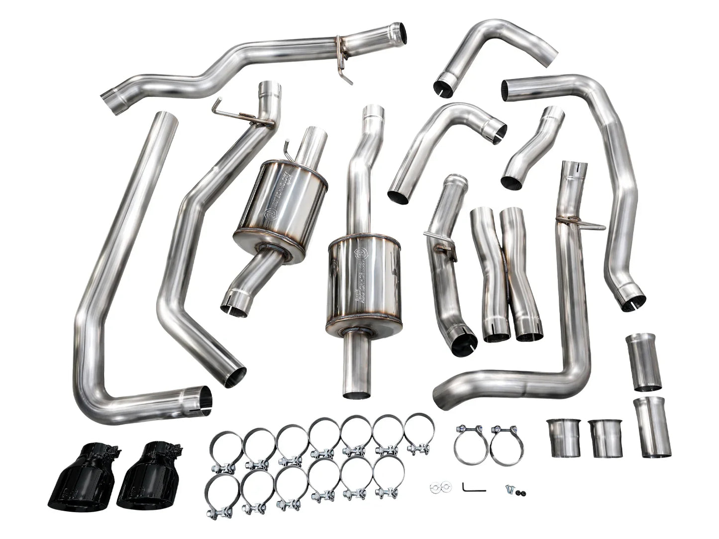 AWE Tuning 0FG Dual Rear Exit Catback Exhaust w/Diamond Black Tips for 2025+ RAM 1500 RHO