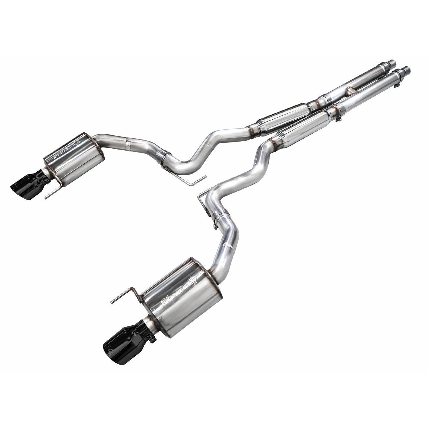 AWE Tuning Catback Exhaust w/ Dual Diamond Black Tips - 2024 Ford Mustang GT Fastback S650 RWD