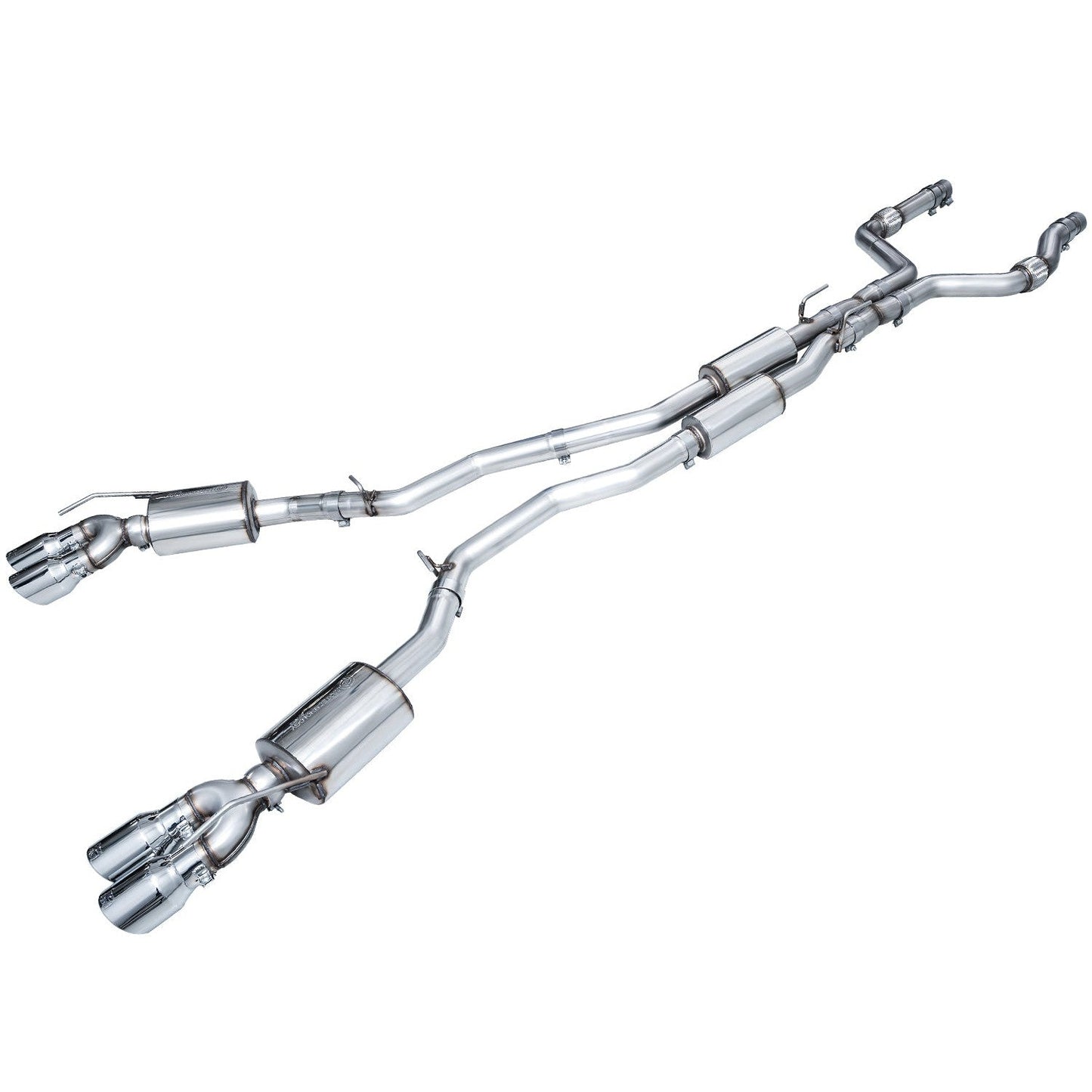 AWE Tuning Touring Edition Exhaust w/ Chrome Silver Tips - 2020+ Ford Explorer ST