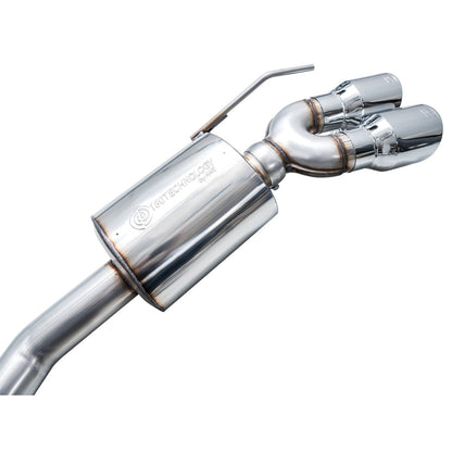 AWE Tuning Touring Edition Exhaust w/ Chrome Silver Tips - 2020+ Ford Explorer ST