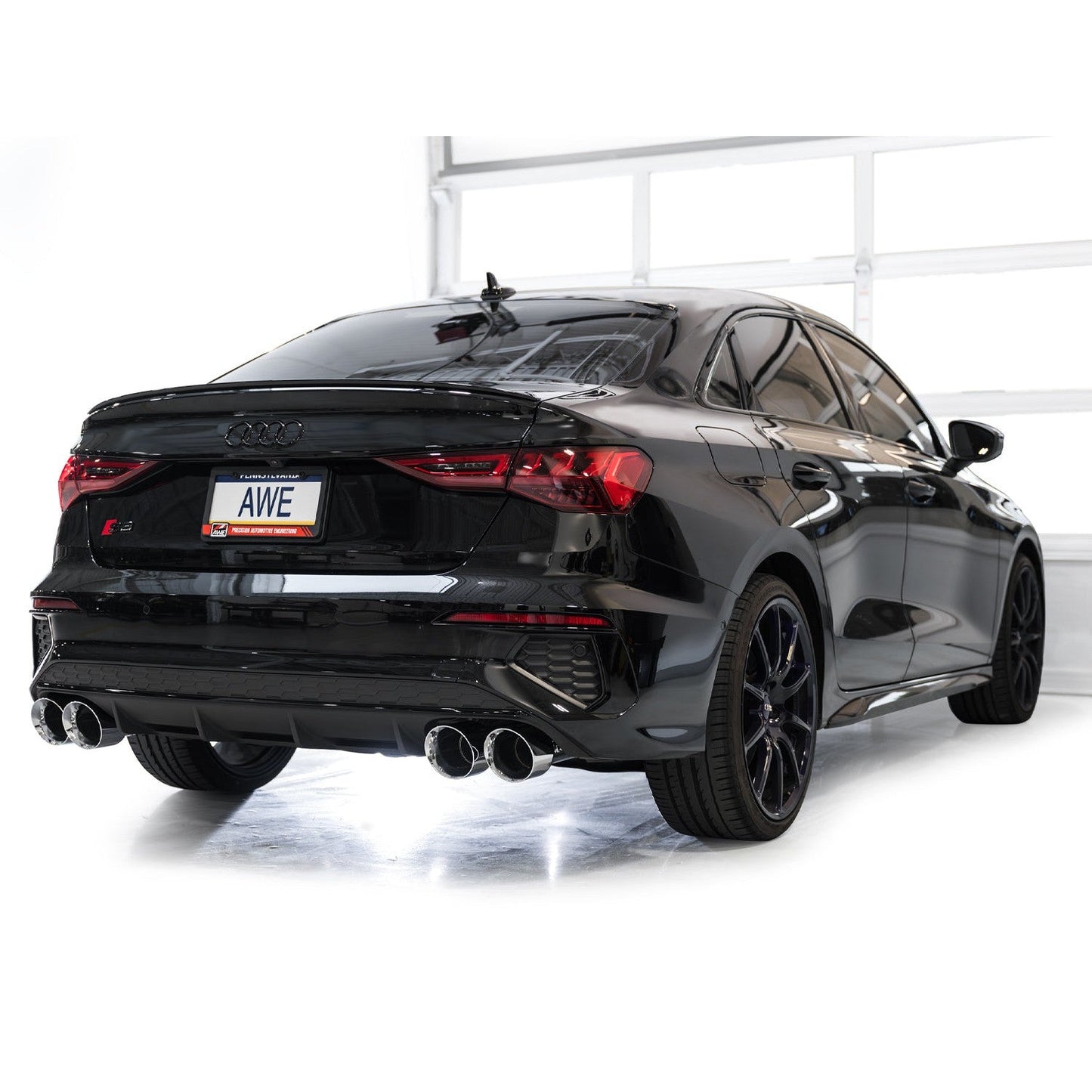 AWE Tuning Track Edition Exhaust w/Chrome Silver Tips for 2022-2024 Audi 8Y S3