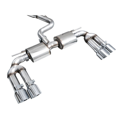 AWE Tuning Touring Edition Exhaust w/Chrome Silver Tips for 2022-2024 Audi 8Y S3