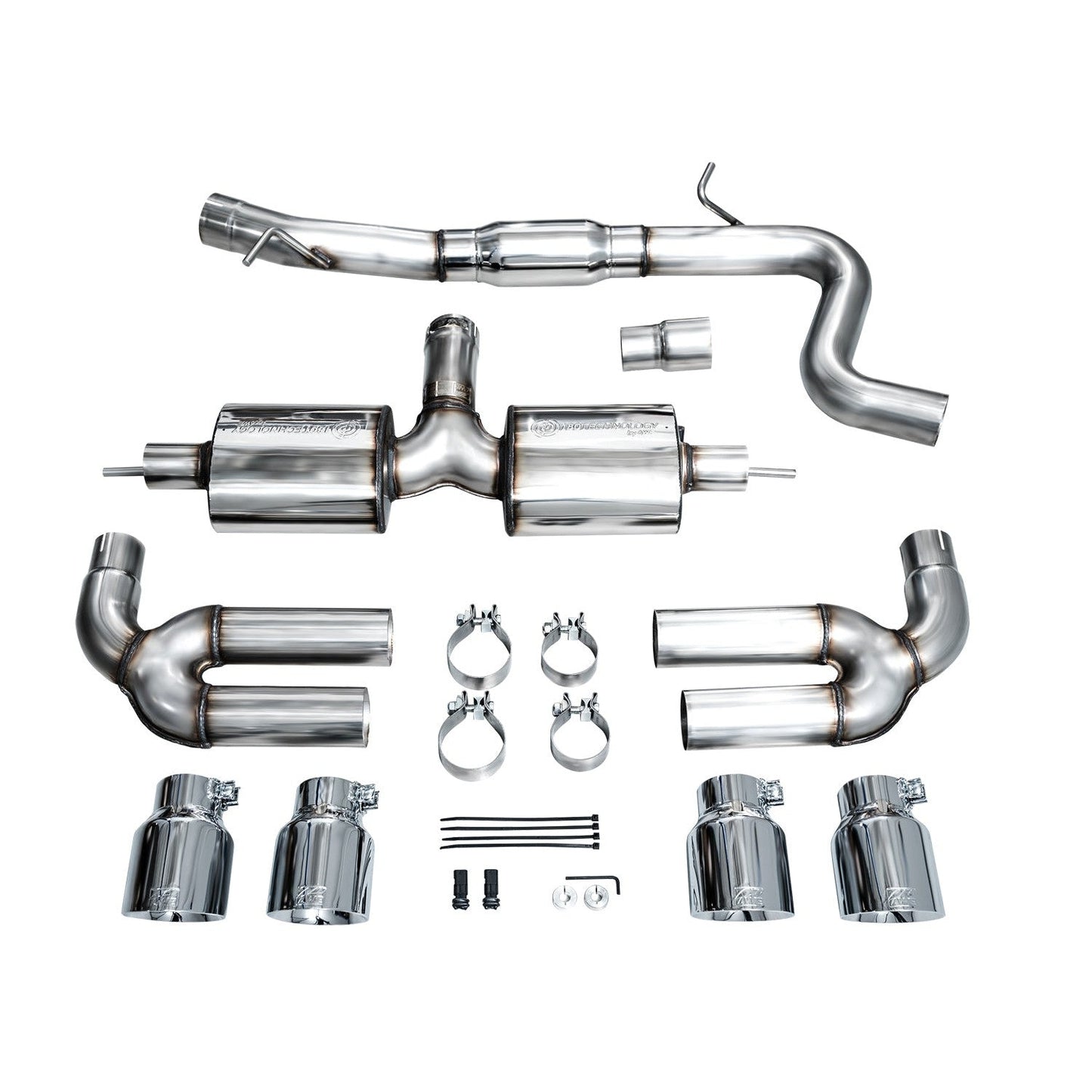 AWE Tuning Touring Edition Exhaust w/Chrome Silver Tips for 2022-2024 Audi 8Y S3