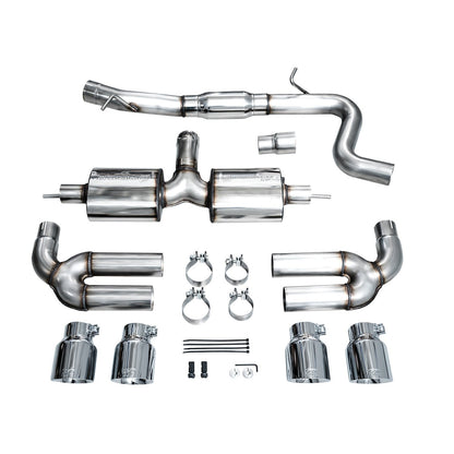 AWE Tuning Touring Edition Exhaust w/Chrome Silver Tips for 2022-2024 Audi 8Y S3