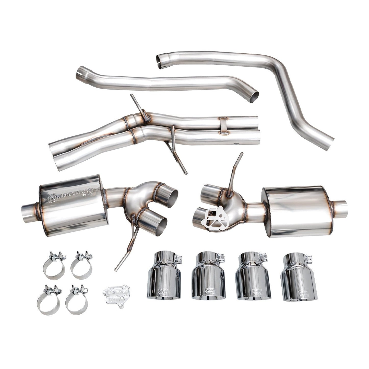 AWE Tuning Touring Edition Catback Exhaust w/Chrome Silver Tips for 2019-2021 Porsche Macan S/GTS/Turbo