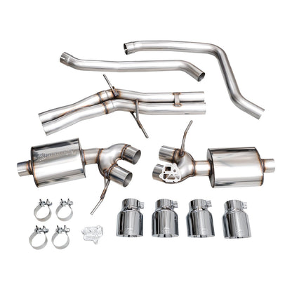 AWE Tuning Touring Edition Catback Exhaust w/Chrome Silver Tips for 2019-2021 Porsche Macan S/GTS/Turbo