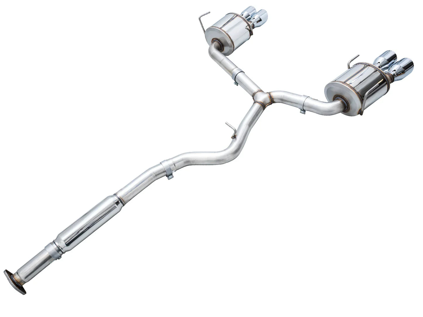 AWE Tuning Touring Edition Axleback Exhaust w/Chrome Silver Tips for 2022+ Subaru VB WRX