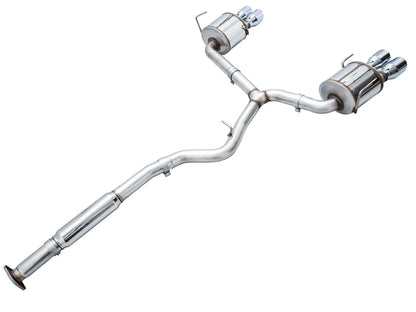 AWE Tuning Touring Edition Axleback Exhaust w/Chrome Silver Tips for 2022+ Subaru VB WRX
