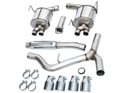 AWE Tuning Touring Edition Axleback Exhaust w/Chrome Silver Tips for 2022+ Subaru VB WRX