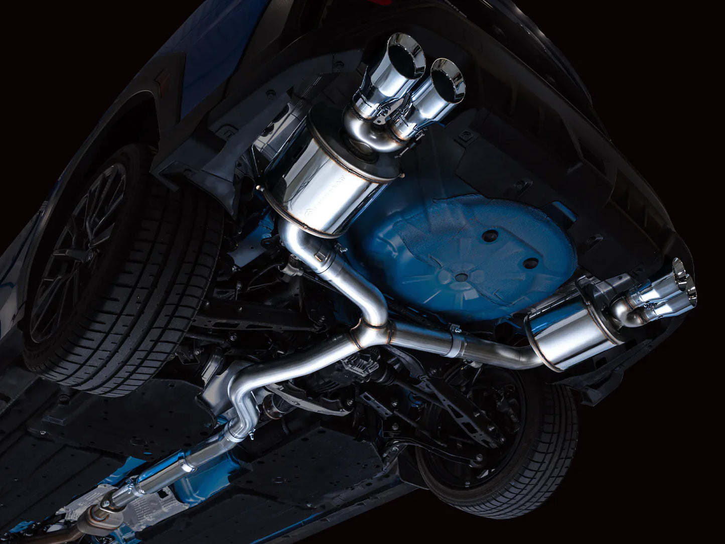 AWE Tuning Touring Edition Axleback Exhaust w/Chrome Silver Tips for 2022+ Subaru VB WRX