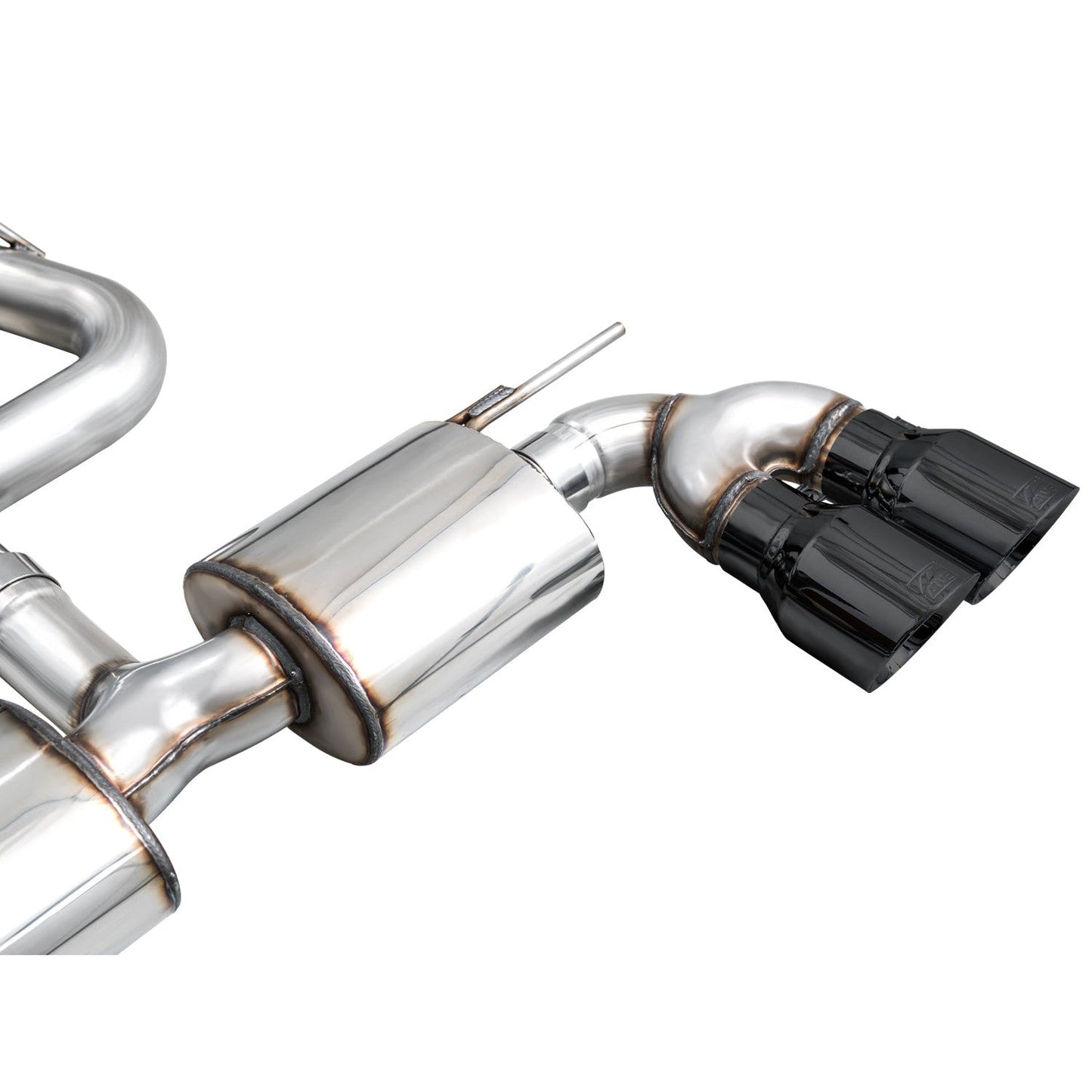 AWE Tuning Touring Edition Quad Exhaust w/Diamond Black Tips for 2022+ Volkswagen MK8 Golf R
