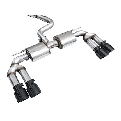 AWE Tuning Touring Edition Exhaust w/Diamond Black Tips for 2022-2024 Audi 8Y S3