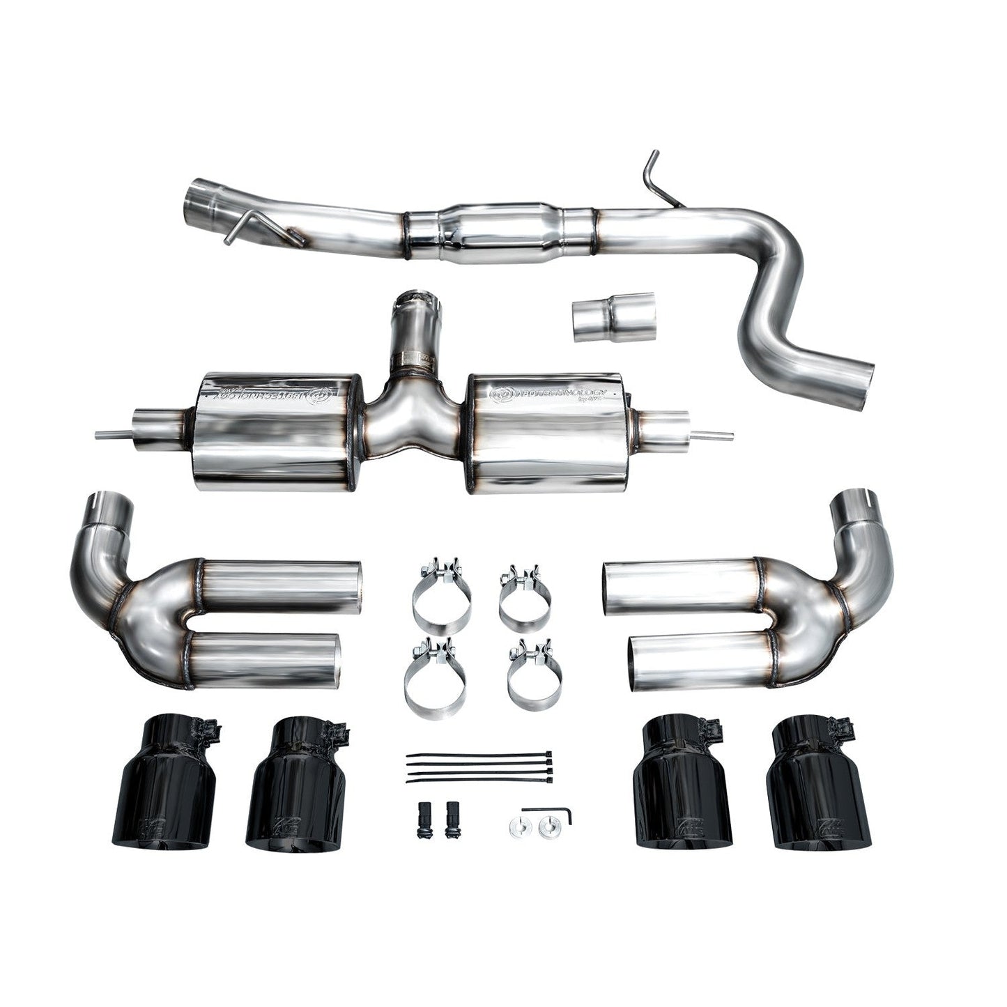 AWE Tuning Touring Edition Exhaust w/Diamond Black Tips for 2022-2024 Audi 8Y S3