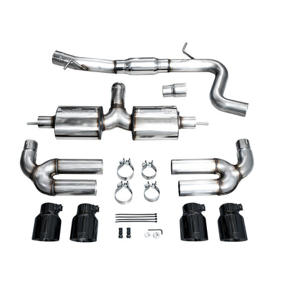 AWE Tuning Touring Edition Exhaust w/Diamond Black Tips for 2022-2024 Audi 8Y S3