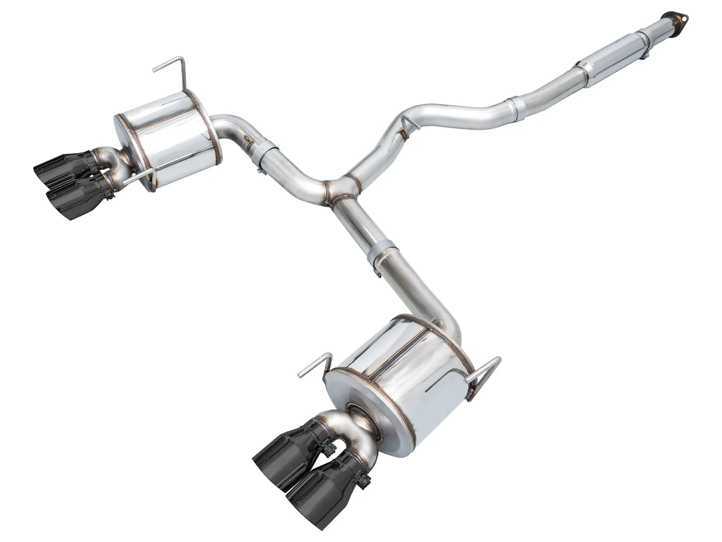 AWE Tuning Touring Edition Axleback Exhaust w/Diamond Black Tips for 2022+ Subaru VB WRX
