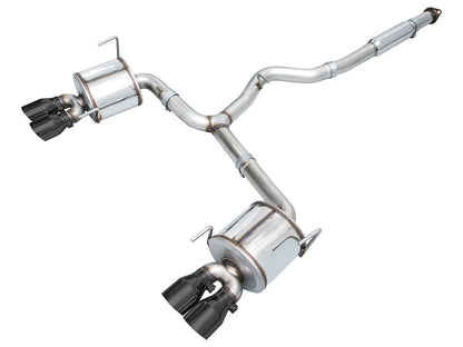AWE Tuning Touring Edition Axleback Exhaust w/Diamond Black Tips for 2022+ Subaru VB WRX