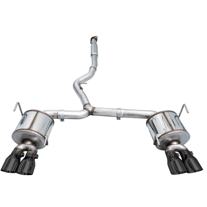 AWE Tuning Touring Edition Exhaust w/Diamond Black Tips for 2022+ VB Subaru WRX