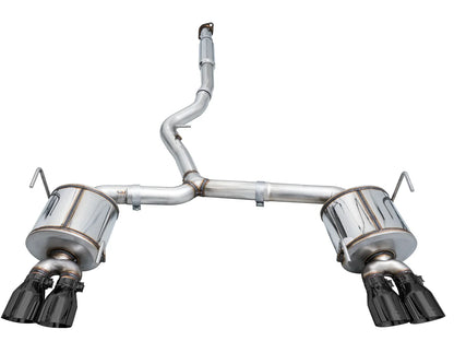 AWE Tuning Touring Edition Axleback Exhaust w/Diamond Black Tips for 2022+ Subaru VB WRX