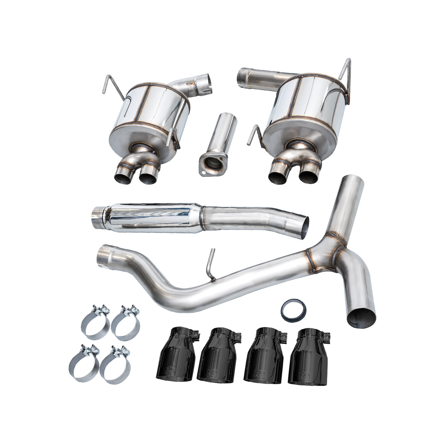 AWE Tuning Touring Edition Exhaust w/Diamond Black Tips for 2022+ VB Subaru WRX