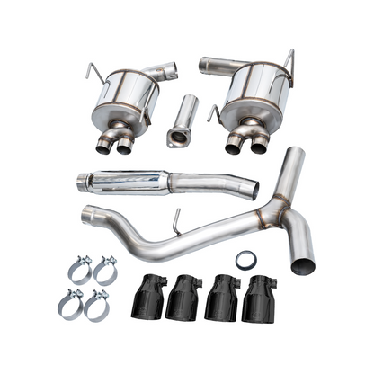 AWE Tuning Touring Edition Exhaust w/Diamond Black Tips for 2022+ VB Subaru WRX