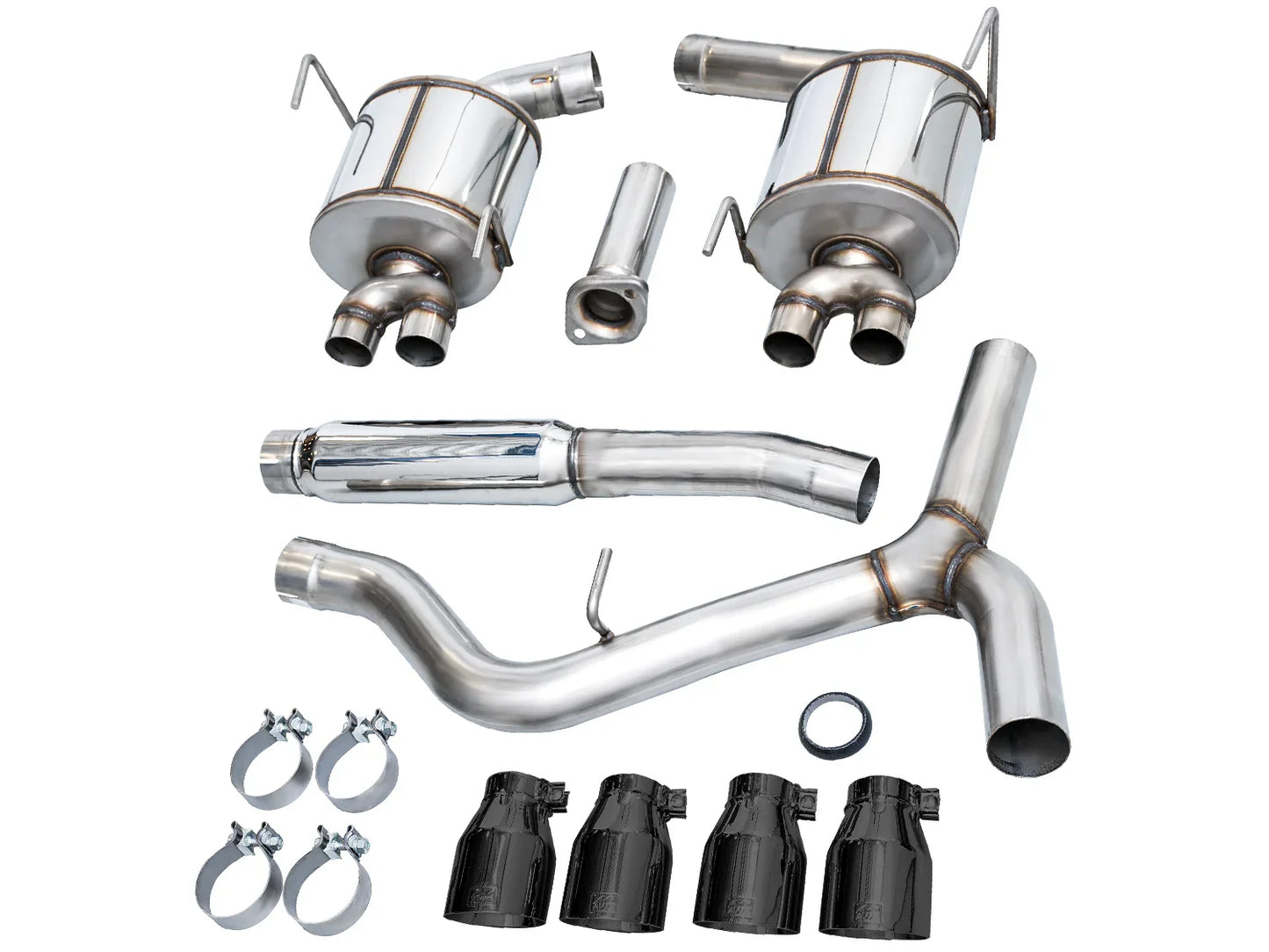 AWE Tuning Touring Edition Axleback Exhaust w/Diamond Black Tips for 2022+ Subaru VB WRX