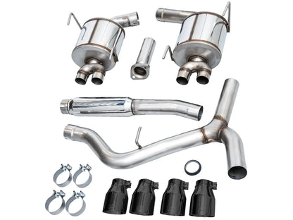 AWE Tuning Touring Edition Axleback Exhaust w/Diamond Black Tips for 2022+ Subaru VB WRX