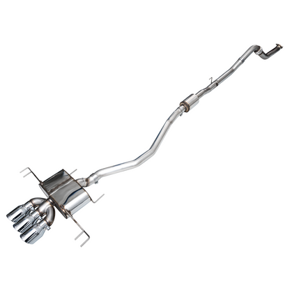 AWE Tuning Touring Edition Exhaust w/Triple Chrome Silver Tips for 2023+ Honda Civic Type R FL5