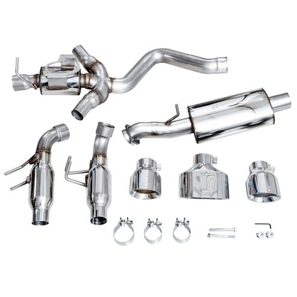 AWE Tuning Touring Edition Catback Exhaust w/Chrome Silver Tips for 2023-2024 Toyota GR Corolla