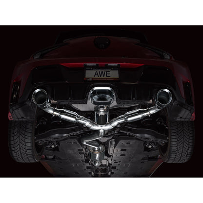 AWE Tuning Touring Edition Catback Exhaust w/Chrome Silver Tips for 2023-2024 Toyota GR Corolla