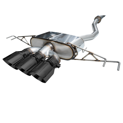 AWE Tuning Touring Edition Exhaust w/Triple Diamond Black Tips for 2023+ Honda Civic Type R FL5