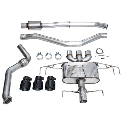 AWE Tuning Touring Edition Exhaust w/Triple Diamond Black Tips for 2024+ Acura Integra Type S DE5