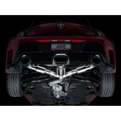AWE Tuning Touring Edition Exhaust w/Diamond Black Tips for 2023+ Toyota GR Corolla