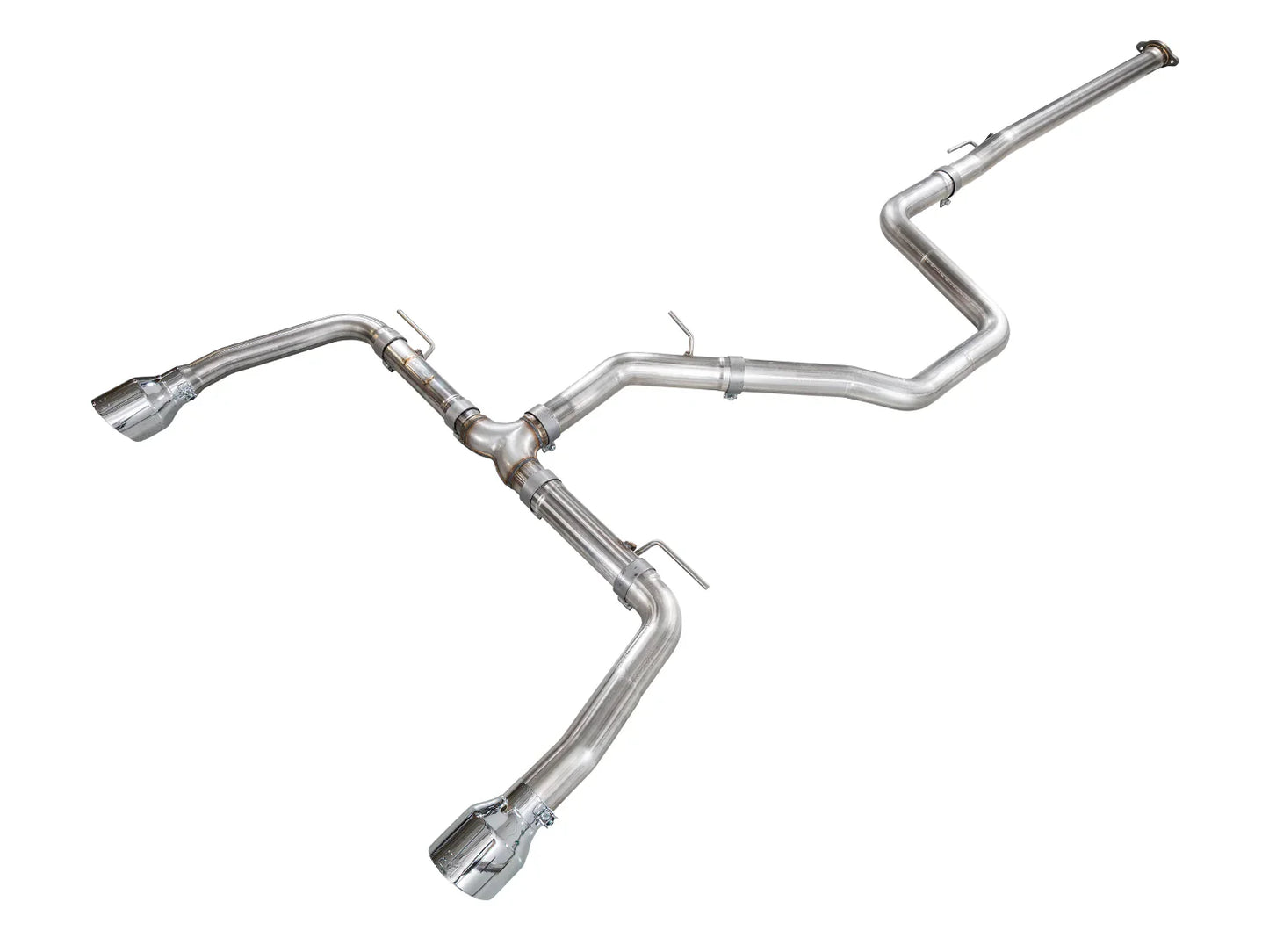 AWE Tuning Track Edition Catback Exhaust w/Chrome Silver Tips for 2022+ Hyundai Elantra N