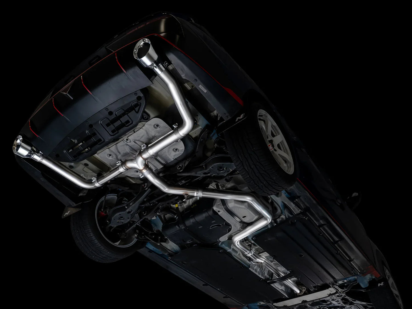 AWE Tuning Track Edition Catback Exhaust w/Chrome Silver Tips for 2022+ Hyundai Elantra N