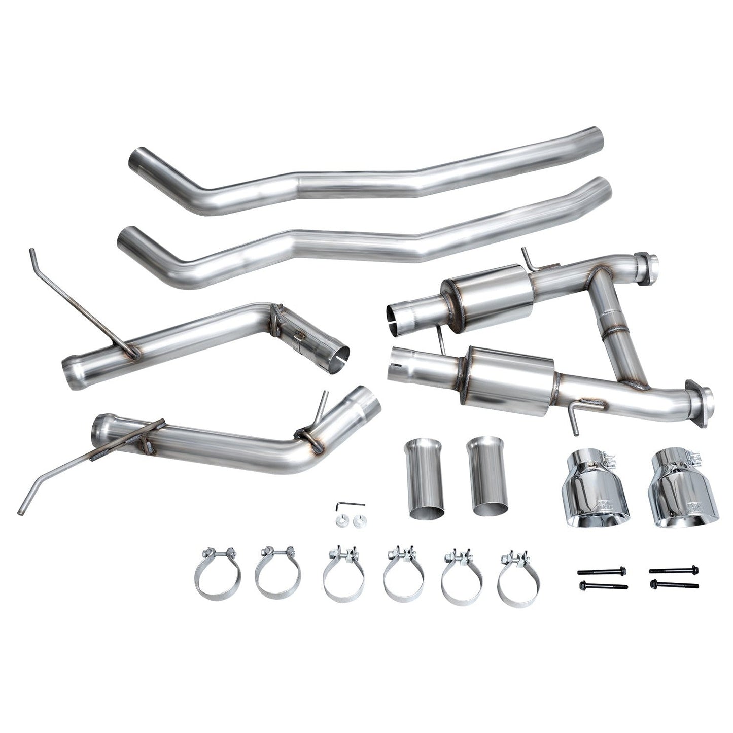 AWE Tuning Track Edition Exhaust w/Chrome Silver Tips for 2011-2024 Dodge Durango 3.6L/5.7L