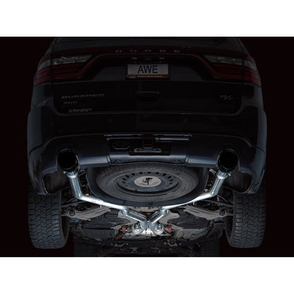 AWE Tuning Track Edition Exhaust w/Diamond Black Tips for 2011-2024 Dodge Durango 3.6L/5.7L