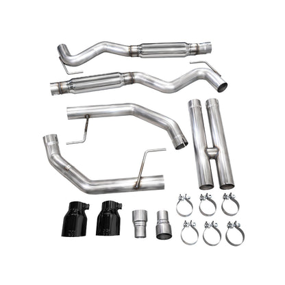 AWE Tuning Track Edition Catback Exhaust w/ Dual Diamond Black Tips - 2024 Ford Mustang GT Fastback S650 RWD