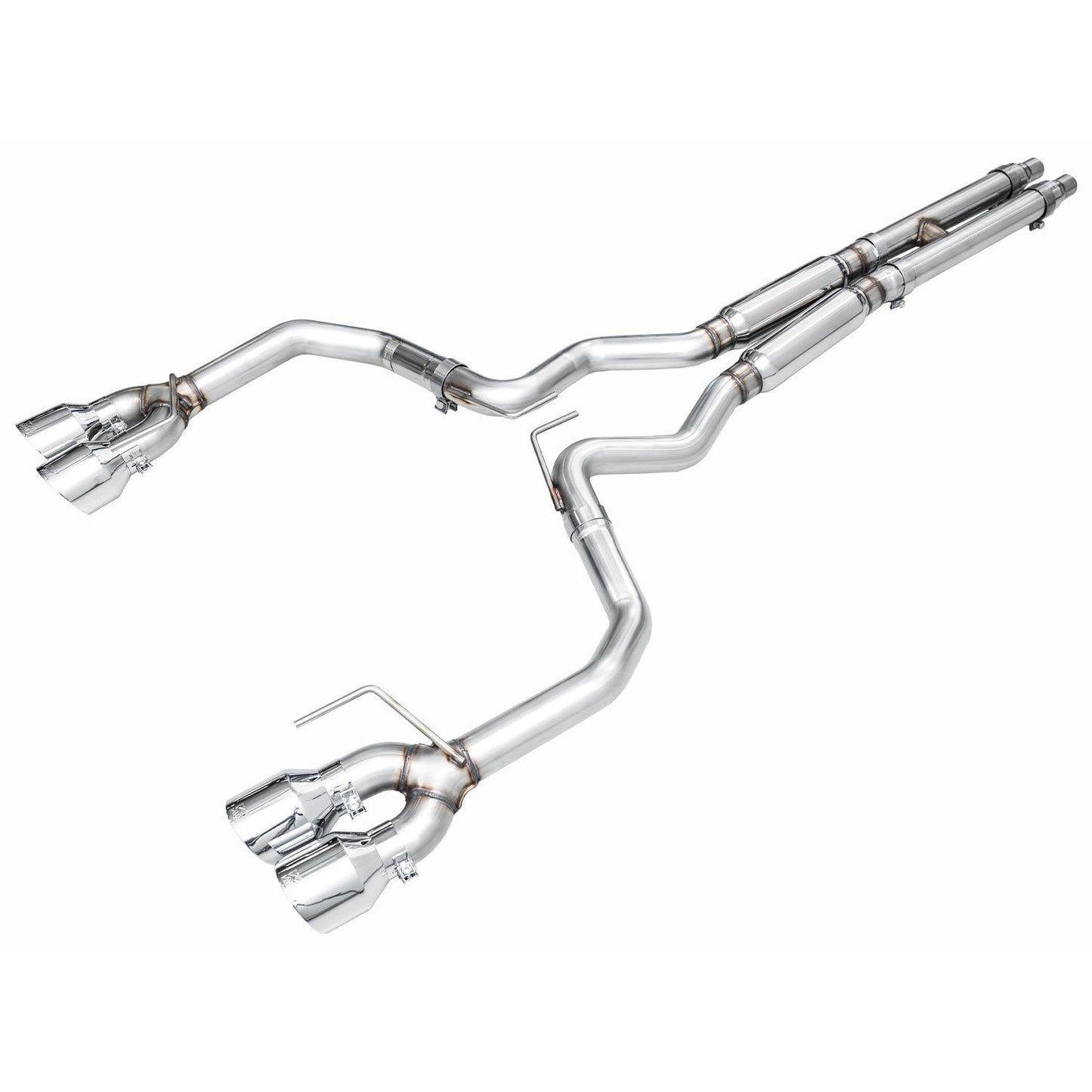 AWE Tuning Track Edition Catback Exhaust w/Quad Chrome Silver Tips for 2024 Ford Mustang Dark Horse S650 RWD