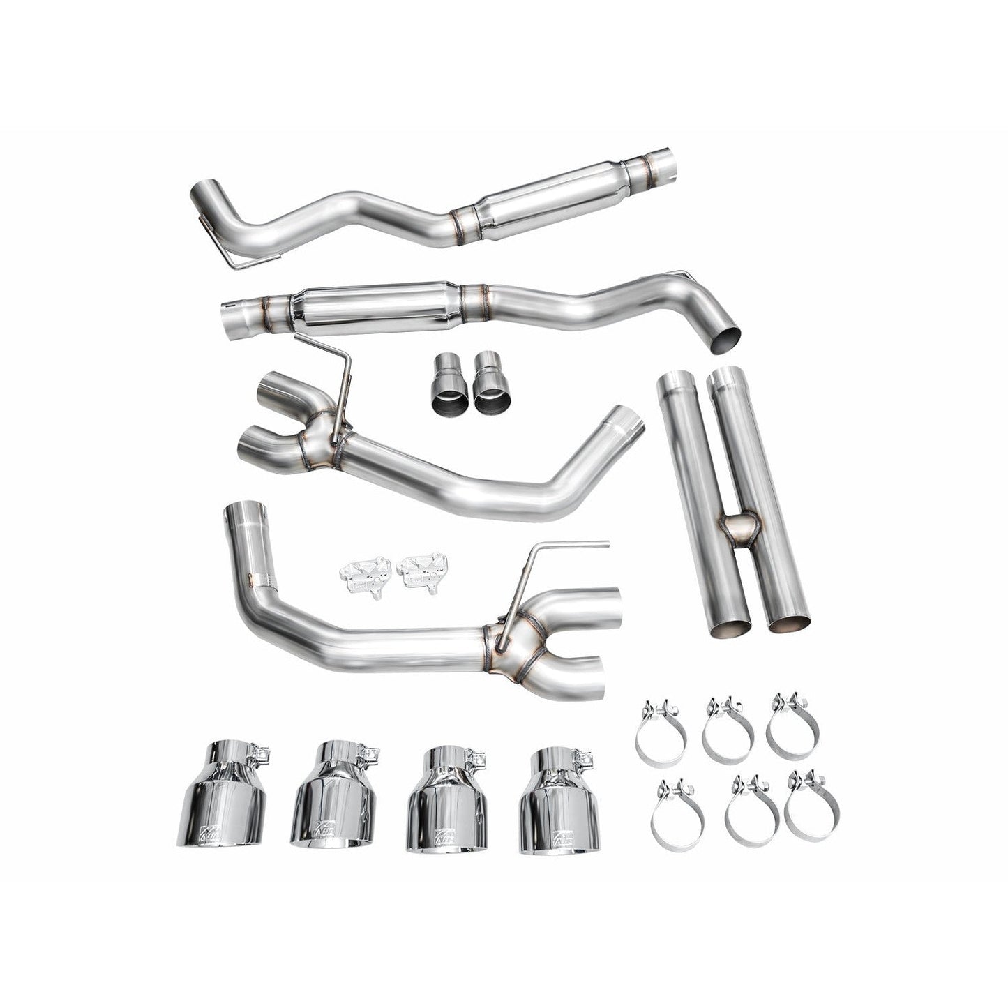 AWE Tuning Track Edition Catback Exhaust w/Quad Chrome Silver Tips for 2024 Ford Mustang Dark Horse S650 RWD