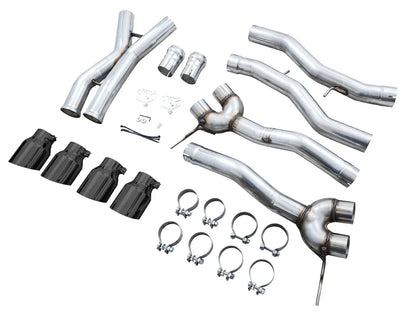 AWE Tuning Track Edition Catback Exhaust w/Diamond Black Tips for 2021+ BMW G8X M3/M4