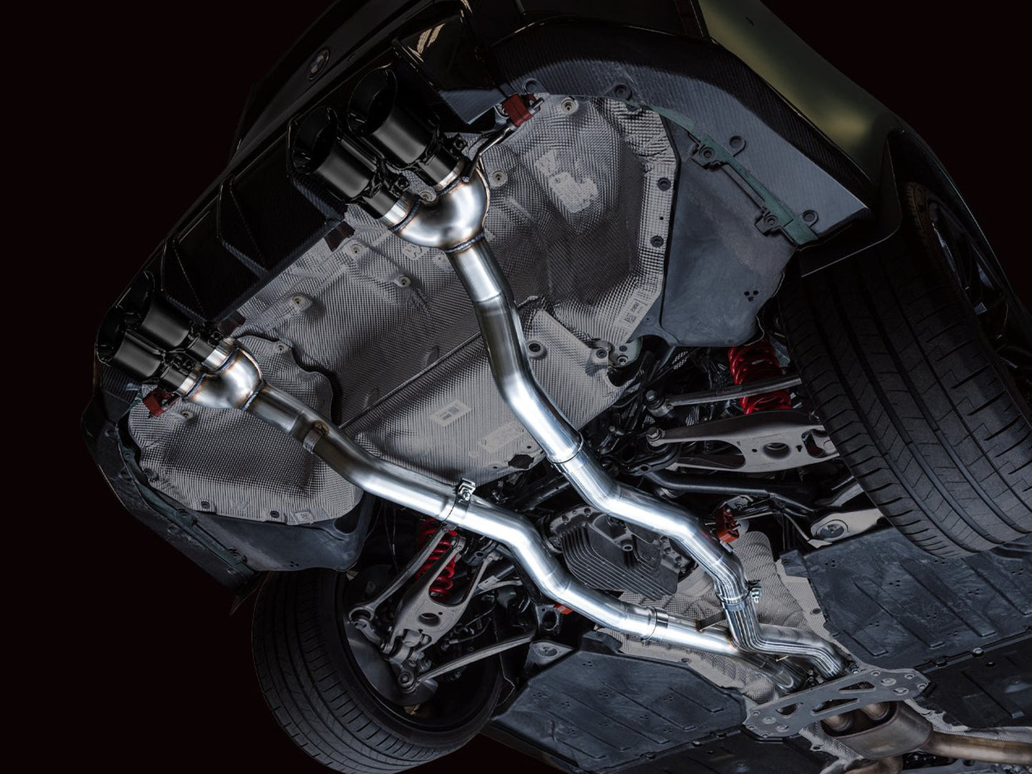AWE Tuning Track Edition Catback Exhaust w/Diamond Black Tips for 2021+ BMW G8X M3/M4